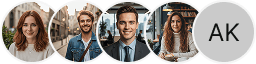 Diversi avatar di profili di investitori nella sezione recensioni di trading su Averimonte